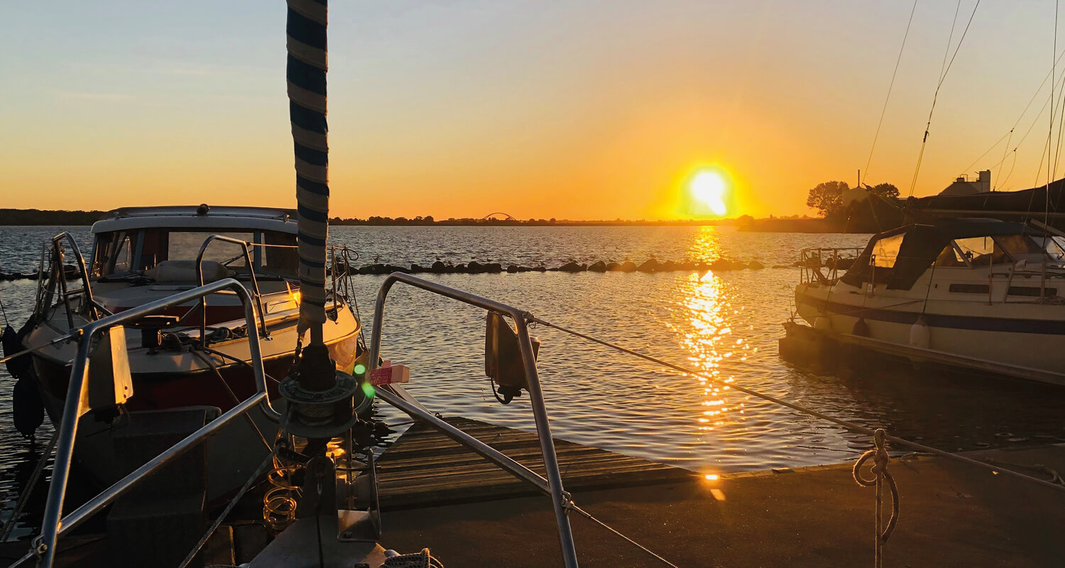 Eine Woche allein auf dem Segelboot