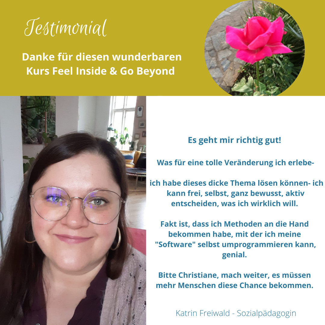 Kundenstimme über den Kurs von Katrin Freiwald